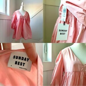 Aritzia Sunday Best Jinx Dress — Guava Pink — Size S